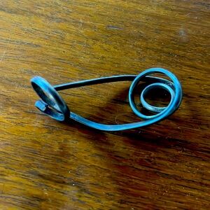 KRISTA LARSON HAND WROUGHT OXIDIZED STERLING SAFETY PIN